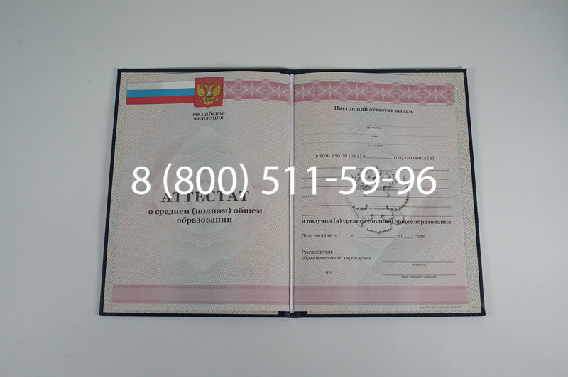 Аттестат за 11 класс 2011-2013 годов в Саранске