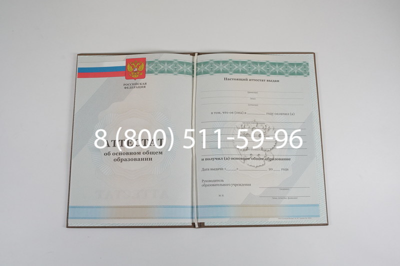 Аттестат за 9 класс 2011-2013 годов в Саранске