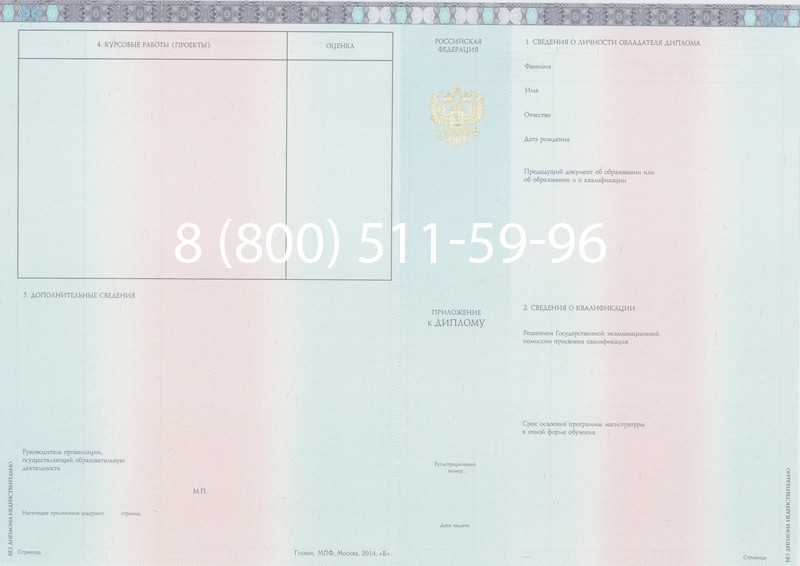 Заказать Диплом магистра 2014-2024 года в Саранске