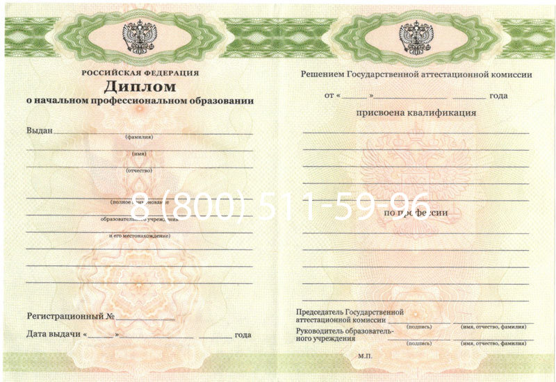 Купить Диплом ПТУ 2014-2024 года в Саранске