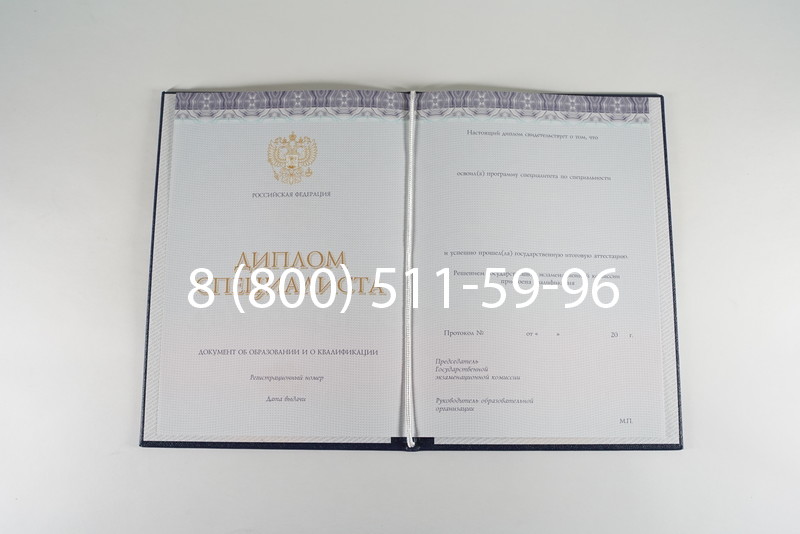 Диплом специалиста (КИРЖАЧ) 2014-2024 года в Саранске